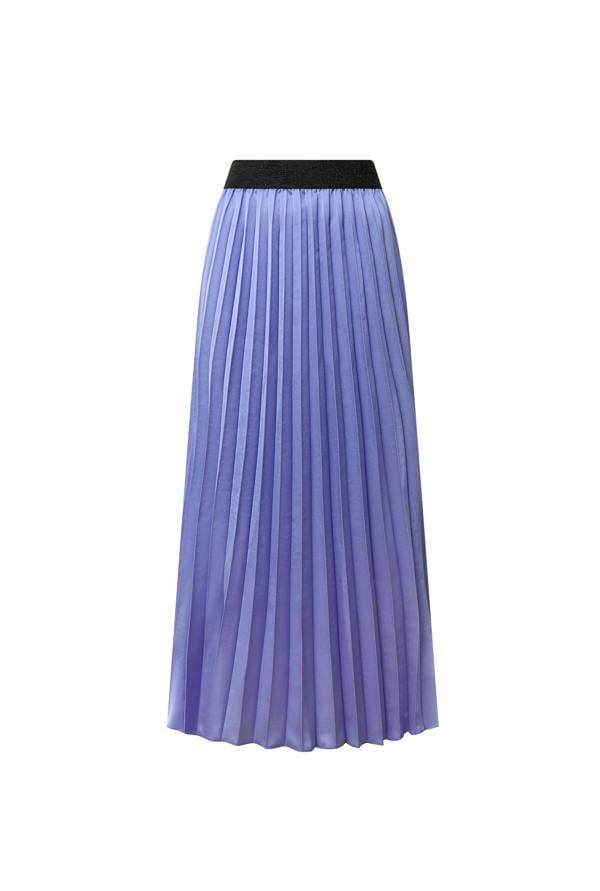 James Lakeland Lilac Pleated Maxi Skirt