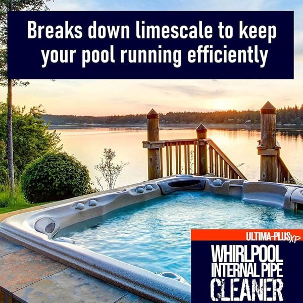 Ultima Plus XP ULTIMA-PLUS XP Whirlpool Internal Pipe Cleaner Deeply Cleans & Removes Limescale Dirt & Odours 10L