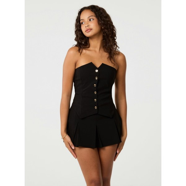 Pink Vanilla Bandeau Corset Top