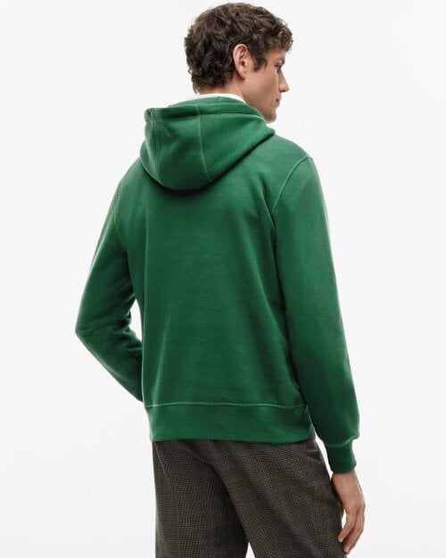 Tommy Hilfiger Tommy Logo Flex Fleece Hoodie - Ornamental Green