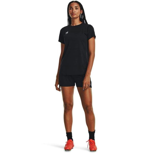 Under Armour Womens/Ladies Challenger Training T-Shirt - Black/White - 