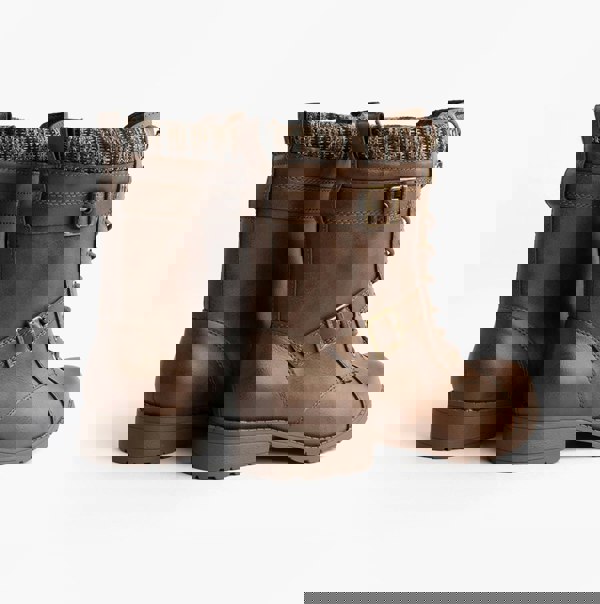 Rocket Dog BILLIE Womens Biker Boots Brown