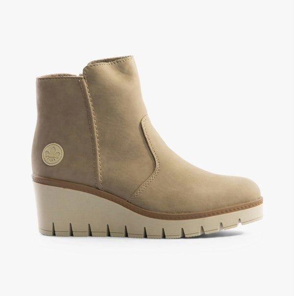 Rieker Y5065-64 Womens Boots - Beige