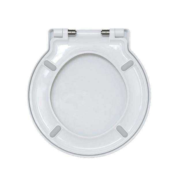 RTS ROUND 400 Duroplast Round Toilet Seat with Soft-Close Hinge