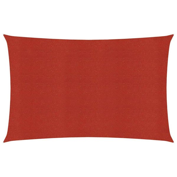 Berkfield Sunshade Sail 160 g/m�__ Red 3.5x5 m HDPE
