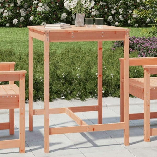 Berkfield Garden Table 82.5x82.5x110 cm Solid Wood Douglas