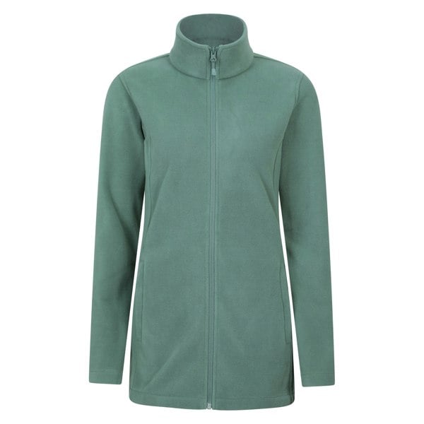 Mountain Warehouse Women's Longline Fleece Jacket - Khaki Green
