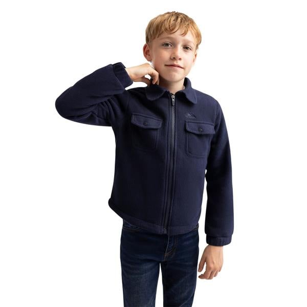 Trespass Kids Westunder Fleece Shacket - Navy