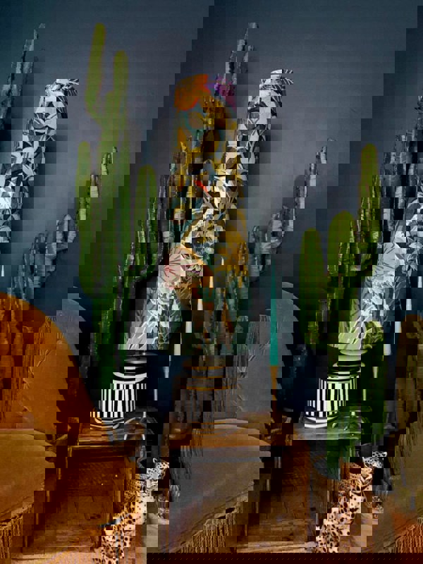 Paradise Lost Velvet King Cone Lampshade