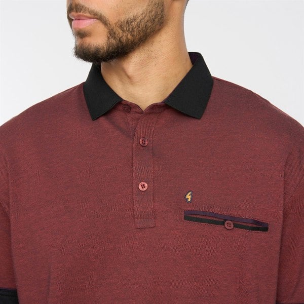 Gabicci G51X09 Mens Short Sleeve Jersey Polo Shirt Gabicci Classic - RUST