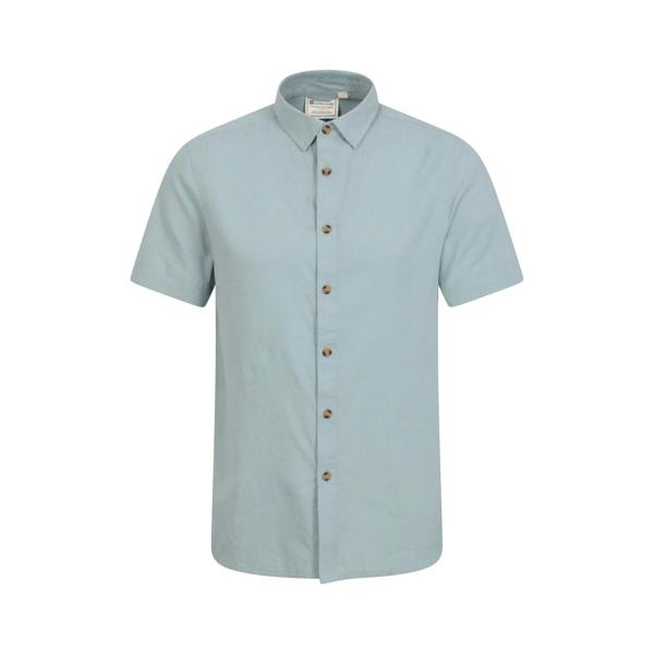 Mountain Warehouse Mens Weekender Shirt - Light Blue - 