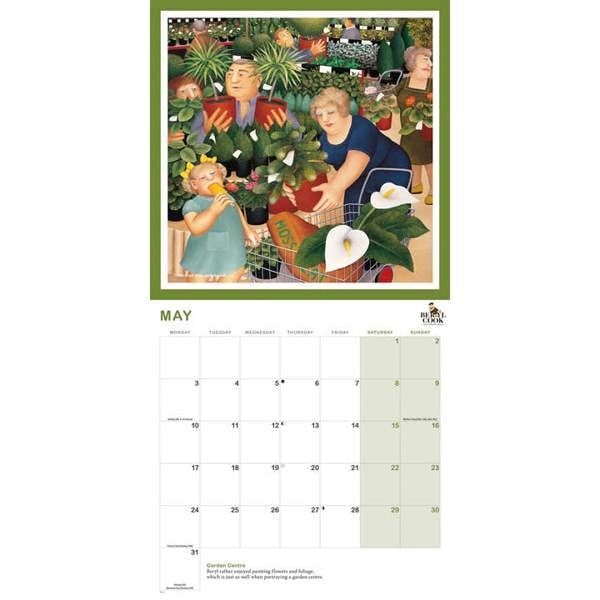 Beryl Cook Calendar 2027, Wall Calendars, Month To View, Art, Gift
