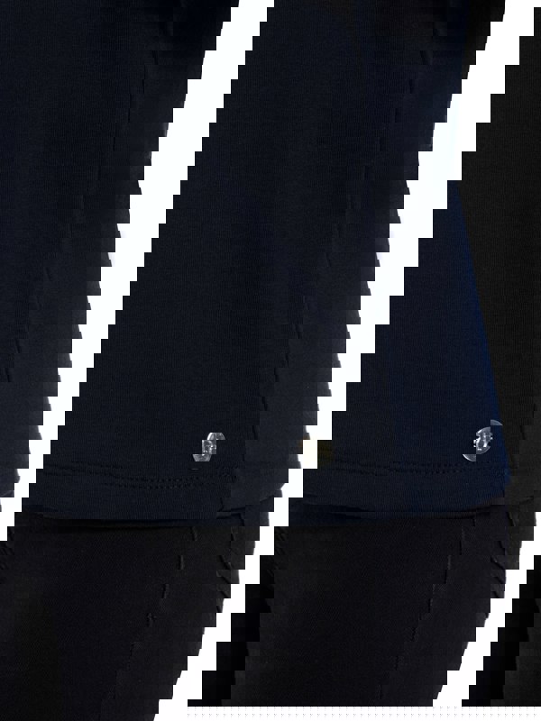 PennyPlain High Back V-neck Top - Navy