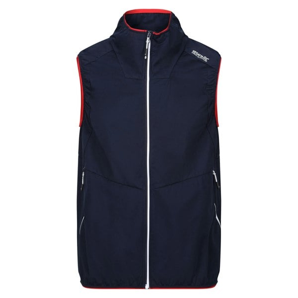 Regatta Mens Lankin VI Softshell Gilet - Navy/Danger Red