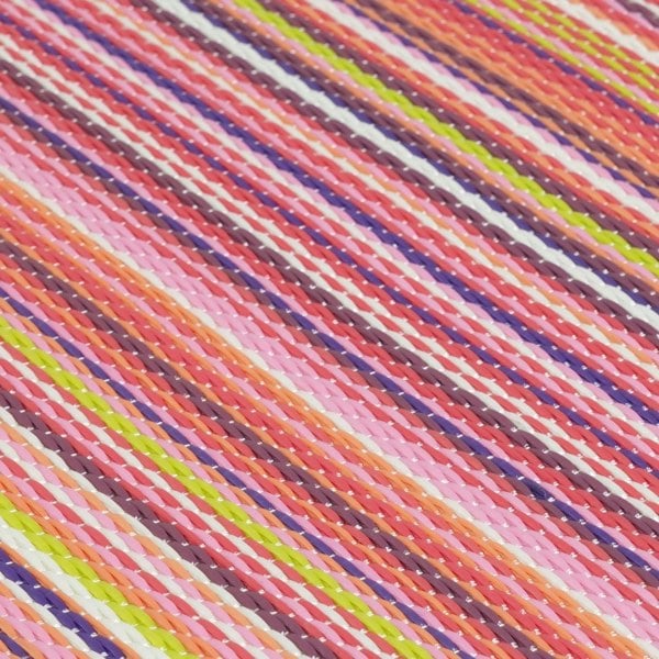 Rainbow Outdoor Rug Pink | Vibrant Patio Decor | The Rugs