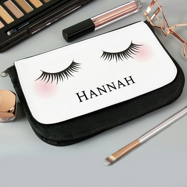 Personalised Memento Company Personalised Eyelashes Make Up Bag