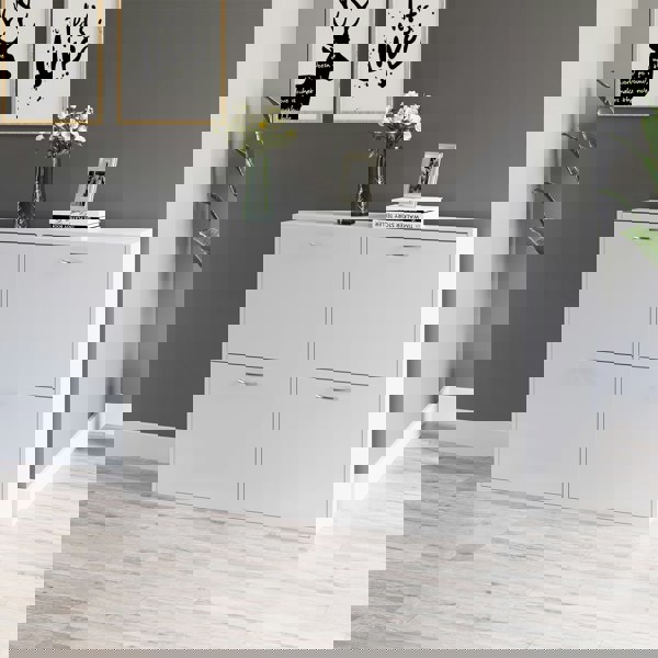 Flip-down Shoe Cabinet