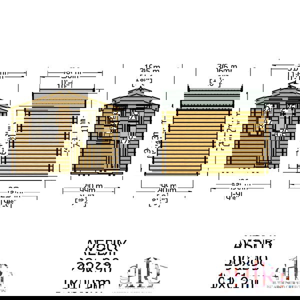 Shire Avesbury 10x10 Log Cabin 19mm interlock  Cladding - Best Shed