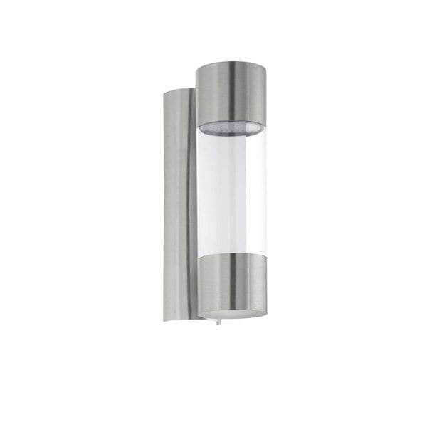 EGLO Robledo Cylindrical Steel/Plastic LED Outdoor Wall Light