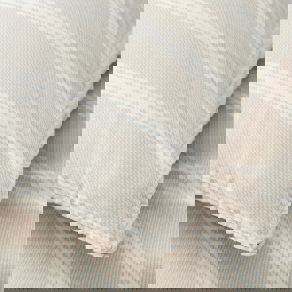 Bianca Ashford Stripe 200 Thread Count Cotton Percale Reversible Duvet Cover Set