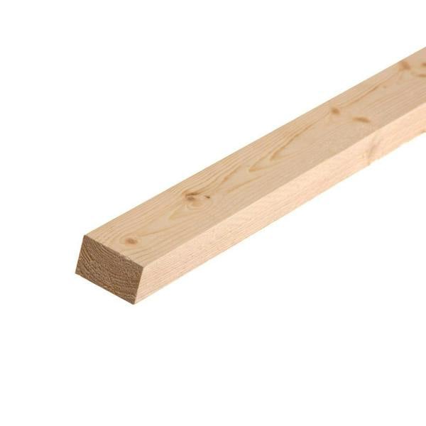 Snowdon Timber Planed Softwood Square Edge Timber (T) 27mm (W) 34mm (L) 2.4m - Pack of 4