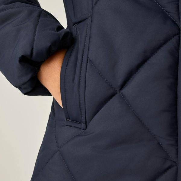Regatta Childrens/Kids Elryse Quilted Padded Jacket - Navy - 