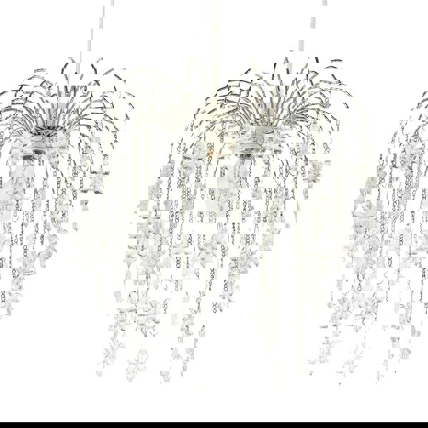 Modern Waterfall Pendant Light Shade with Star Shaped Acrylic Icicles Image 5