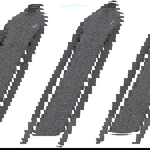 Trespass Mens Timo Long Sleeve Active Top - Black Marl