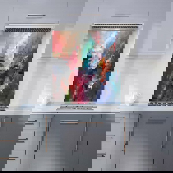 Warren Reed - Designer Cosmic Fusion: Colours Of The Universe Kitchen Splashback