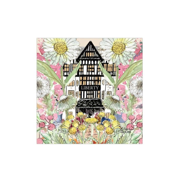 Claire Louise - Designer Liberty In Full Bloom Glass Kitchen Splashback