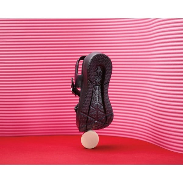 Hush Puppies Uplift Leather Women's Black Sandals