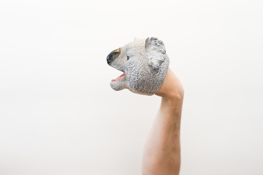 Wildthings Wild Thingz Grey Koala Hand Puppet