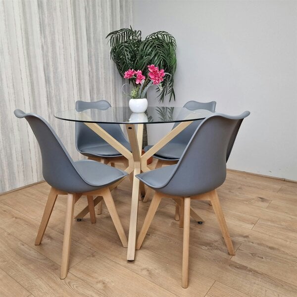 Kosy Koala Dining Table Set with 4 Chairs Dining Room, and Kitchen table set of 4