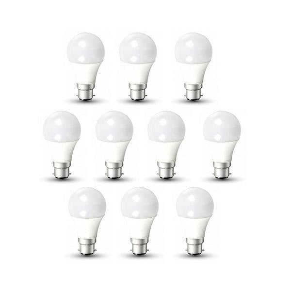 ENER-J Pack of 10 units, A60 B22 LED Light Bulb, Bayonet Cap (BC) 12W A60, Equivalent to 100W, Ultra Bright 960 Lumens Non-Dimmable - 3000K