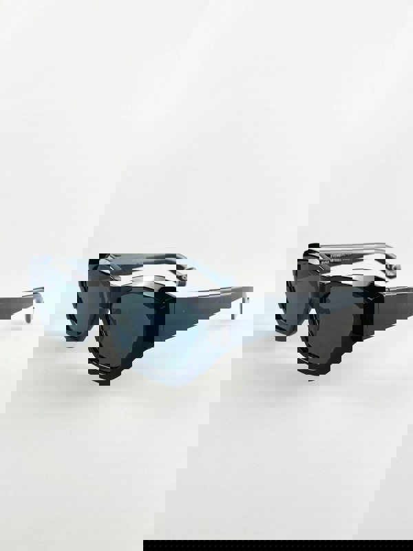 SVNX Black Angular Cat-Eye Sunglasses