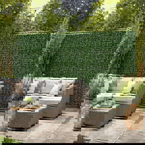 Gr8 Garden 3M Artificial Ivy Hedge Garden Fence Privacy Screen for Wall and Balcony