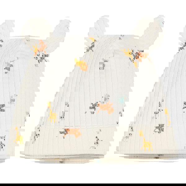 Mini Cuddles Baby Unisex Animal Print 3pc Essentials Gift Set, Multicolour