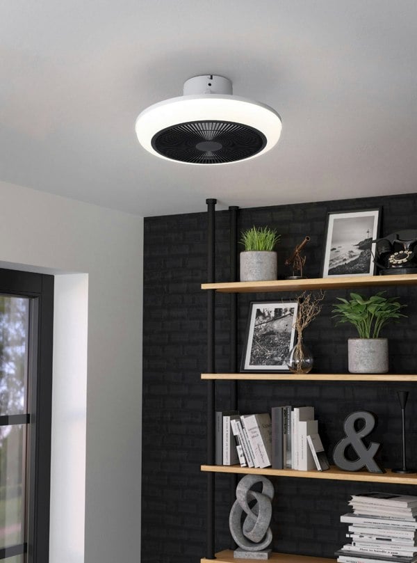 EGLO Sayulita Integrated LED White Ceiling Fan
