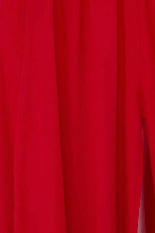 WOVCOR Woven Ruched Maxi Beach Dress