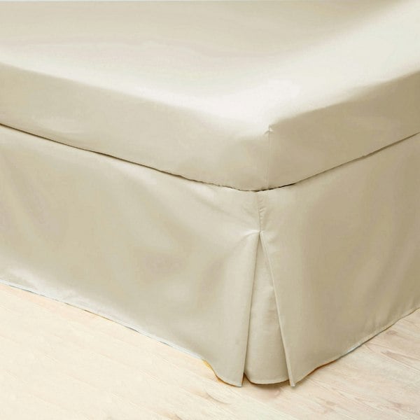 Belledorm Easycare Percale Platform Valance - Ivory