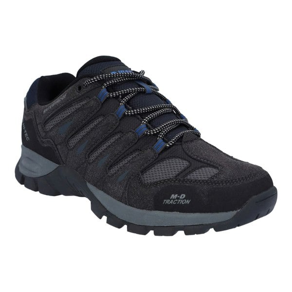 Hi-Tec Corzo Low PU Suede Men's Charcoal/Nautical Blue Hiking Boots