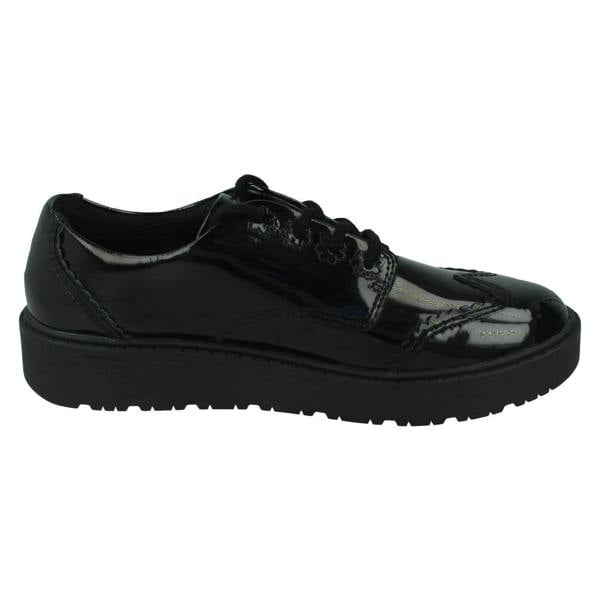 Clarks Girls Clarks Lace Up Brogue School Shoes Plain Jump