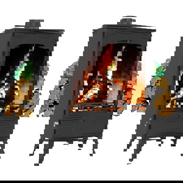 RoyalFire Royal Fire 8.5kW Steel Eco Multifuel Stove + Firewood Starter Kit