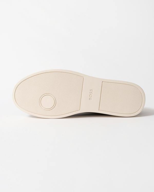 sole of BOSS Orange Kieran_Tenn_butb Mens Trainers in Dark Brown 201