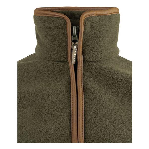 Faux trim on the Jack Pyke Countryman Fleece gilet with pheasant gives a lovely country feel