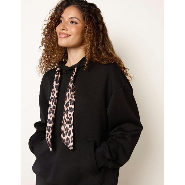 Blue Vanilla Hooded Leopard Tie & Pant Set