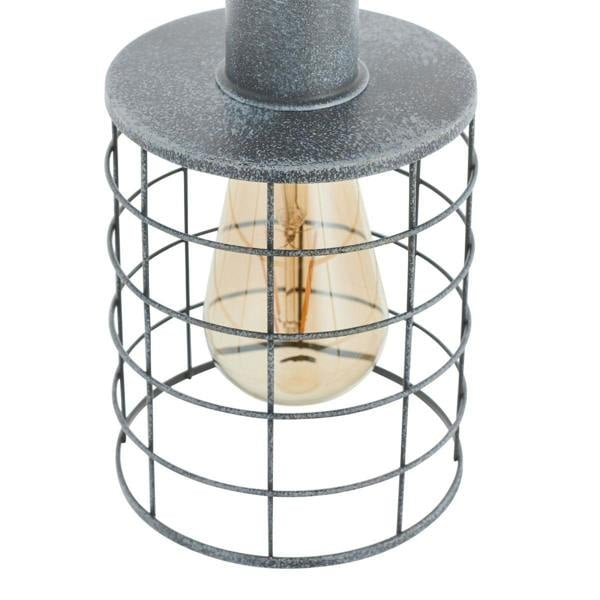 Pagazzi Lighting Keaton 3 Light Pendant Concrete Effect Ceiling Light