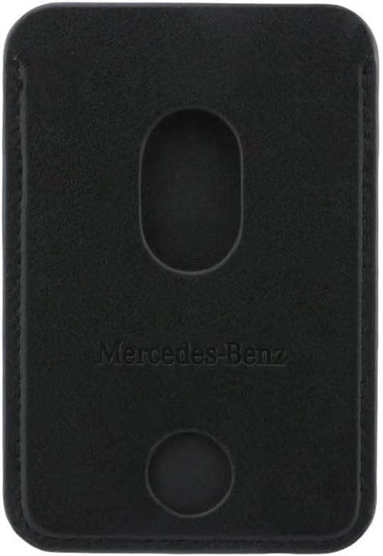 Mercedes Benz Leather Magnetic Card Holder Black - MECSMPUDCSK