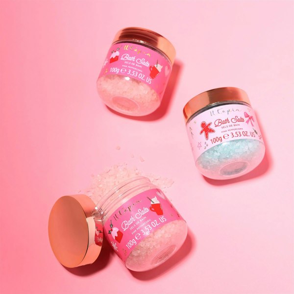 The Kind Edit Co. Utopia Christmas Bath Salts Collection Gift Set
