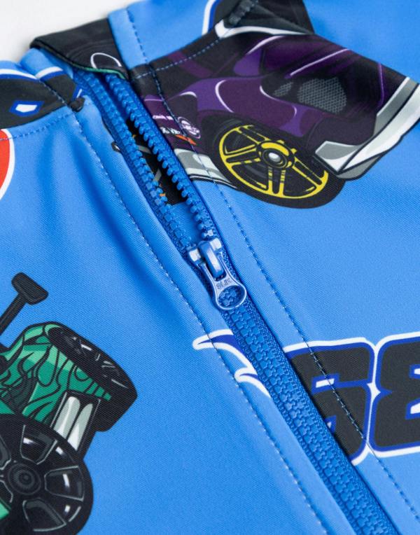 Vanilla Underground Hot Wheels Boys Blue Model Cars 2 Piece Swim Set